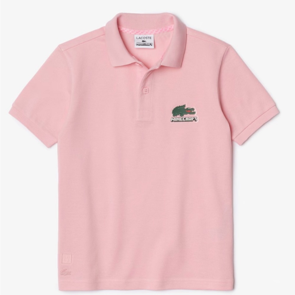 EUC Kids’ Lacoste x Minecraft Kids Polo, Sz 8
